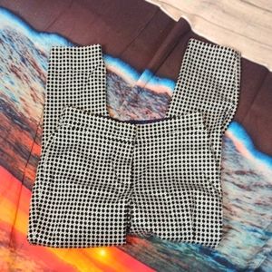 Peter nygard trousers black white size 8